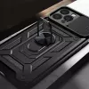 Hurtel Capa Hybrid Armor Camshield para Huawei nova Y90, capa blindada com proteção de câmara, Preto