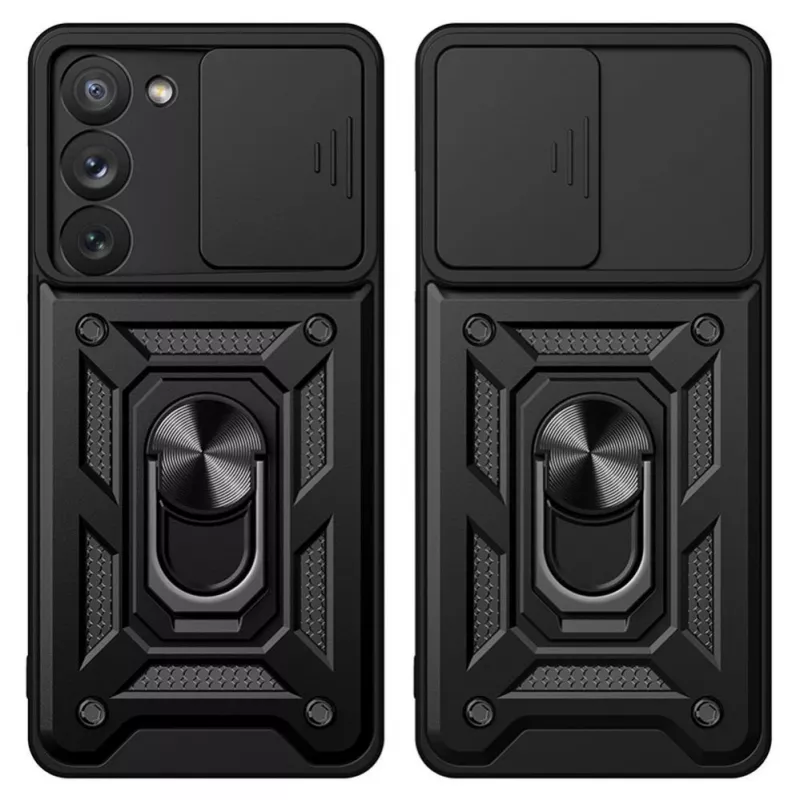 Hurtel Capa Hybrid Armor Camshield para Samsung Galaxy A14 - azul