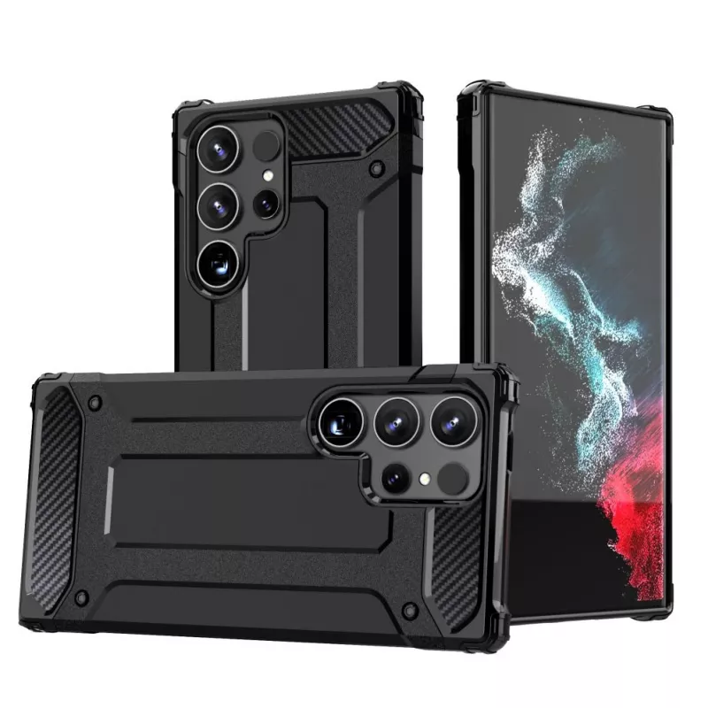 Capa Hurtel Hybrid Armor para Apple iPhone 15 Pro - Preto