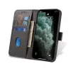 Hurtel Capa elegante com íman, aba e função de suporte para OnePlus Nord N20 5G, preto