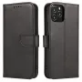 Hurtel Capa elegante com íman, aba e função de suporte para OnePlus Nord N20 5G, preto