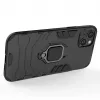 Capa Ring Armor para iPhone 14 Plus, capa blindada com suporte magnético, anel, Preta