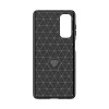 Capa de silicone carbono Hurtel para Nokia C12 / C12 Pro / C12 Plus - Preta