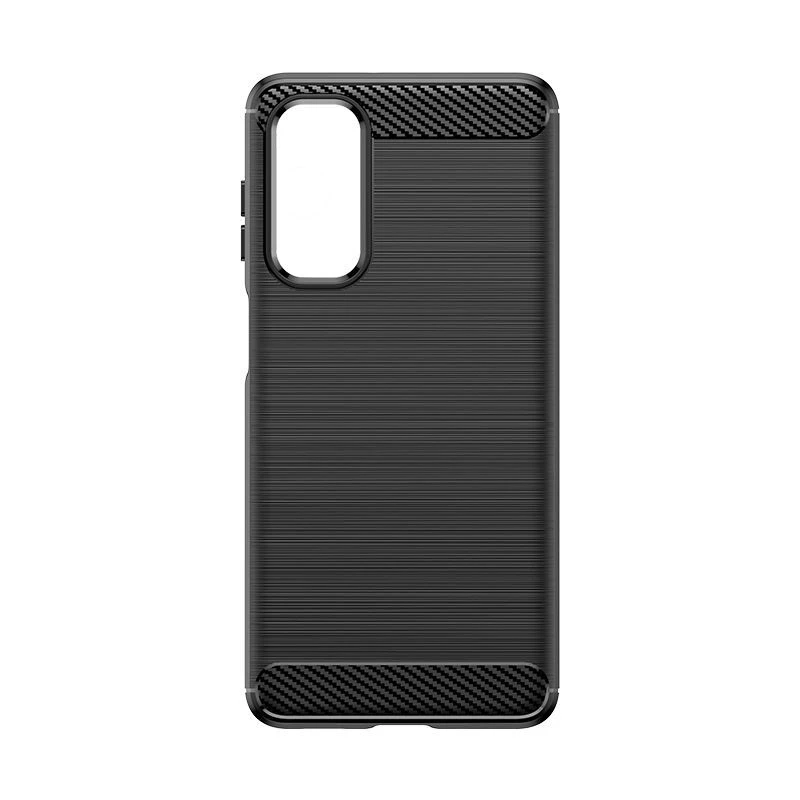 Capa de silicone carbono Hurtel para Nokia C12 / C12 Pro / C12 Plus - Preta