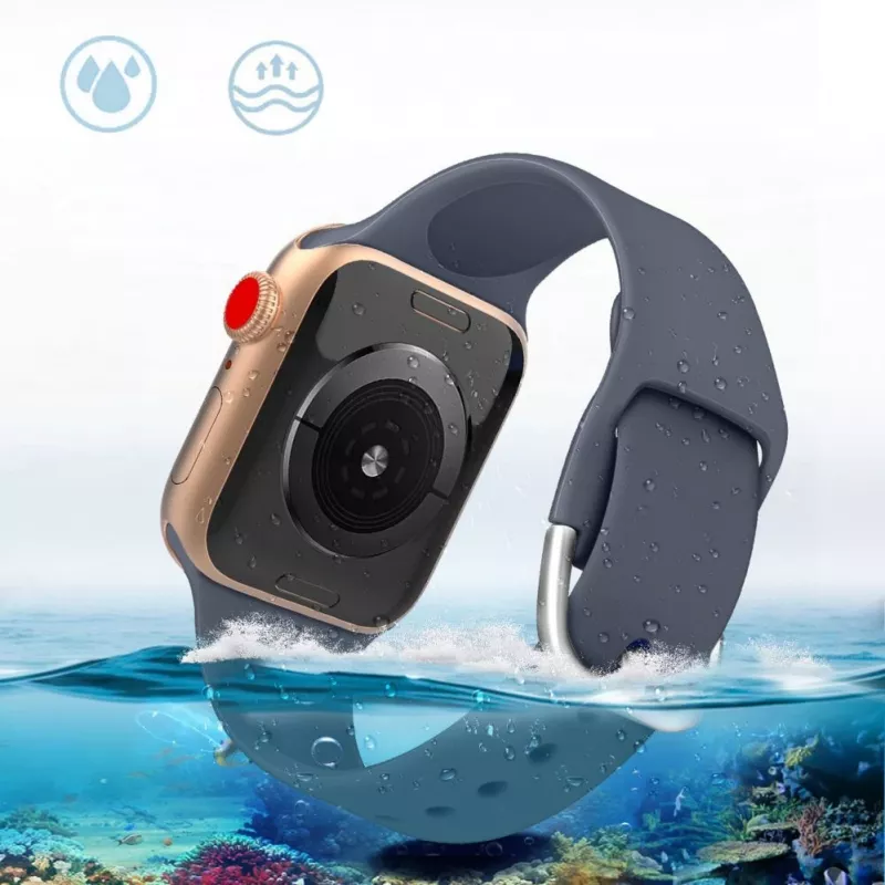 Hurtel Bracelete de silicone APS para Apple Watch 38/40/41mm - preta
