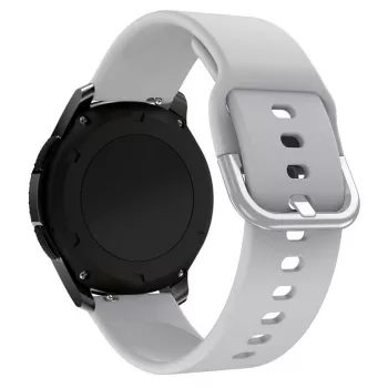 Hurtel Bracelete de silicone TYS Band para Samsung Galaxy Watch 40 / 41 / 42 / 43 / 44 mm - Cinzento