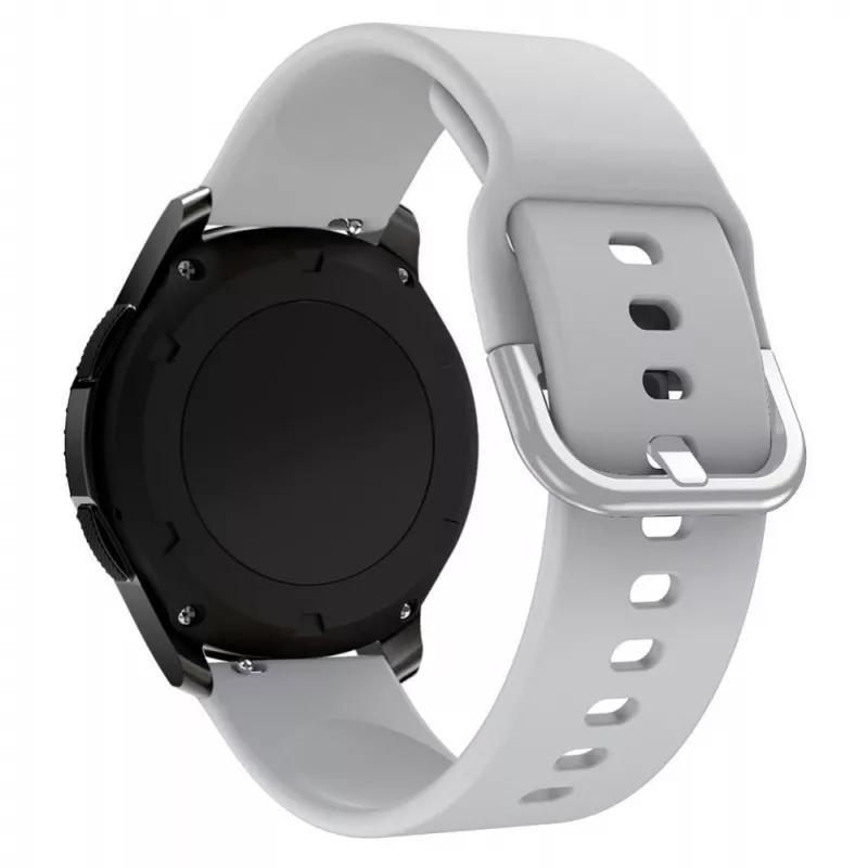 Hurtel Bracelete de silicone TYS Band para Samsung Galaxy Watch 40 / 41 / 42 / 43 / 44 mm - Cinzento