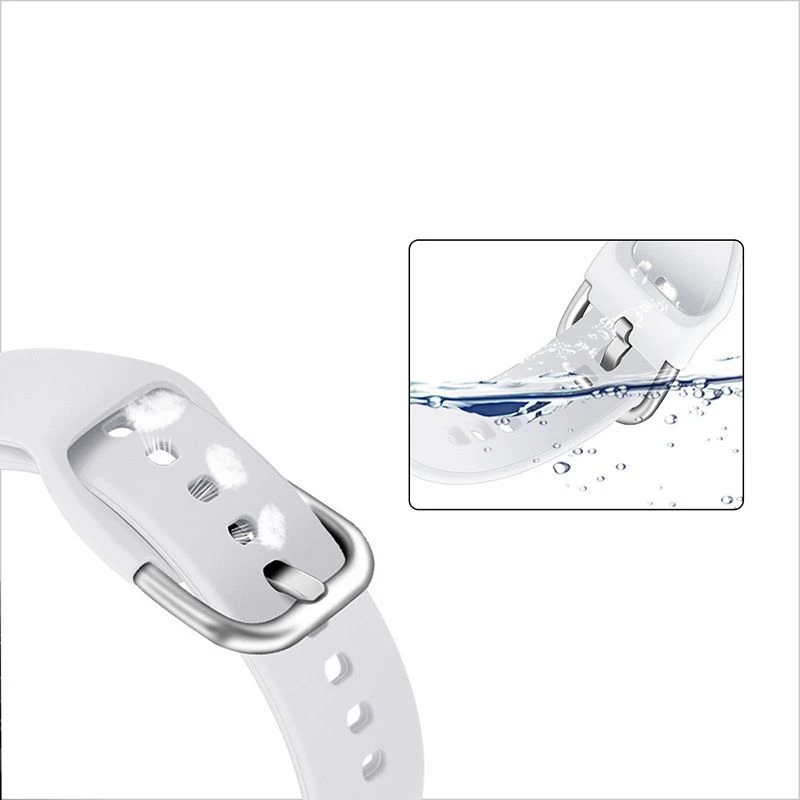 Hurtel Bracelete de silicone TYS Band para Samsung Galaxy Watch 40 / 41 / 42 / 43 / 44 mm - Cinzento