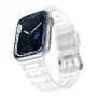 Hurtel Bracelete Strap Triple Protection para Apple Watch 42/44/45/49 mm - transparente