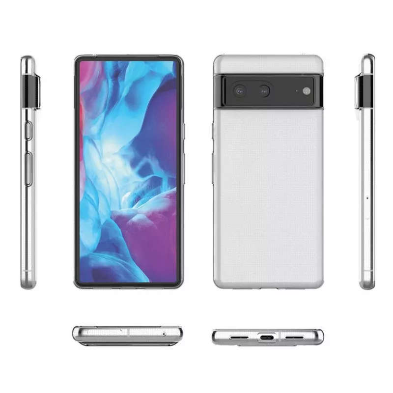 Hurtel Capa Ultra Clear 0.5mm para Google Pixel 7a Capa fina Transparente