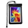 Capa universal impermeável Hurtel para telemóvel/tablet até 8 polegadas preta