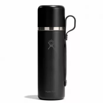 Hydro Flask 28 oz garrafa térmica e copo (828 ml) - preto