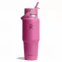 Garrafa de viagem Hydro Flask Travel Wide Flex Straw Cap 32 oz 946 ml Reef