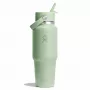 Hydro Flask Garrafa de Viagem Wide Flex Straw Cap 32OZ 946ml Aloe