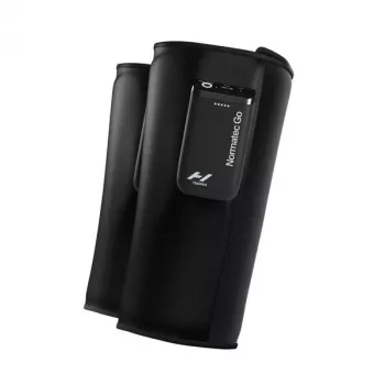Massajador de gémeos Hyperice Normatec Go com compressão de ar dinâmica e Bluetooth