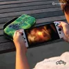 Hyperkin M07541-MTCN Estojo rígido, verde, multicolor, PEVA, para Nintendo Switch Lite, resistente a choques, repelente à água, bolsa de transporte
