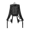 Alça de ombro Hypershell AeroFlex – acolchoamento ergonómico Air-Mesh, ajuste universal, carga de 20 kg, Stealth Black