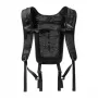 Alça de ombro Hypershell AeroFlex – acolchoamento ergonómico Air-Mesh, ajuste universal, carga de 20 kg, Stealth Black