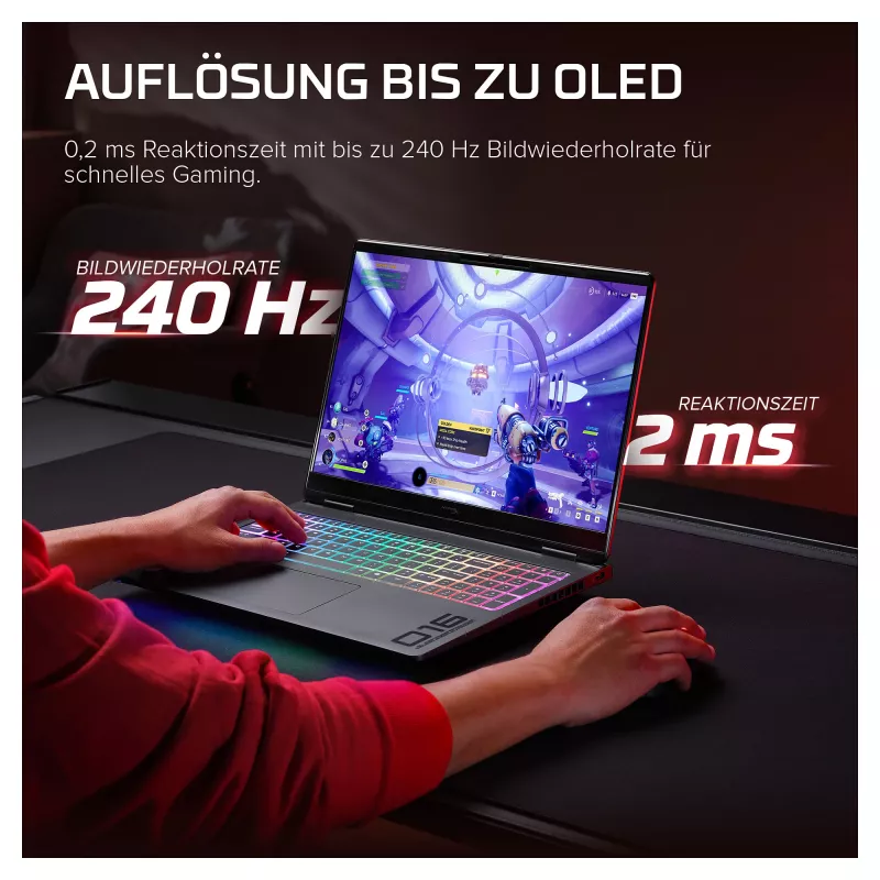 HyperX OMEN 16-ak1091ng Portátil gaming de 16 polegadas, AMD Ryzen AI 9 HX 475, 32GB RAM, 1TB SSD, NVIDIA GeForce RTX 5080, Windows 11 Home