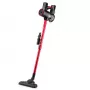 Aspirador vertical e de mão 2 em 1 com fio Hyundai VC609, 600 W, HEPA, sem saco, 0,5 l, preto/vermelho