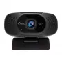 I-TEC Solomon 200 Webcam de negócios Full HD 1080p com microfones duplos e obturador de privacidade