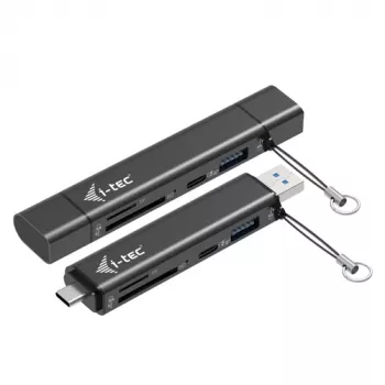 I-TEC dongle USB-C/A SD TF 2x USB (USB-A USB-C)