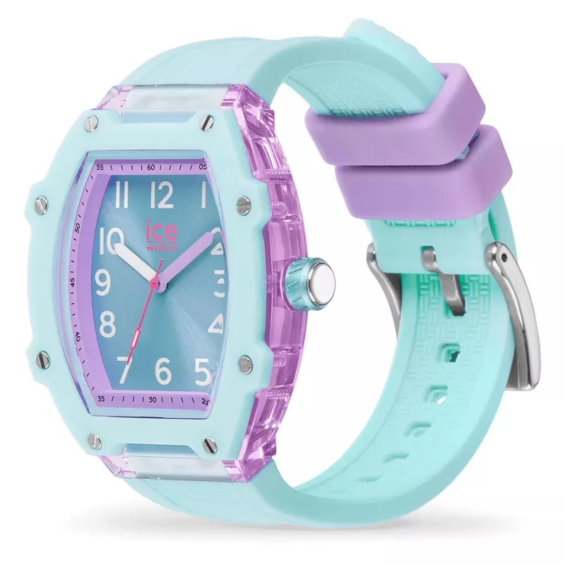 ICE Relógio de criança 23327 (35mm) - Azul Silicone - Coleção ICE mini