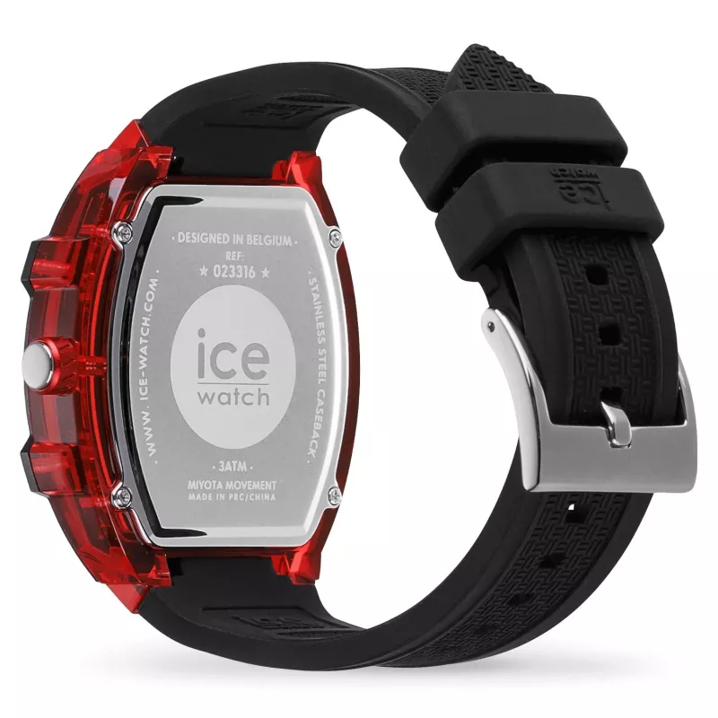 ICE WATCH ICE Man 23316 40mm Rosa Relógio de quartzo em silicone