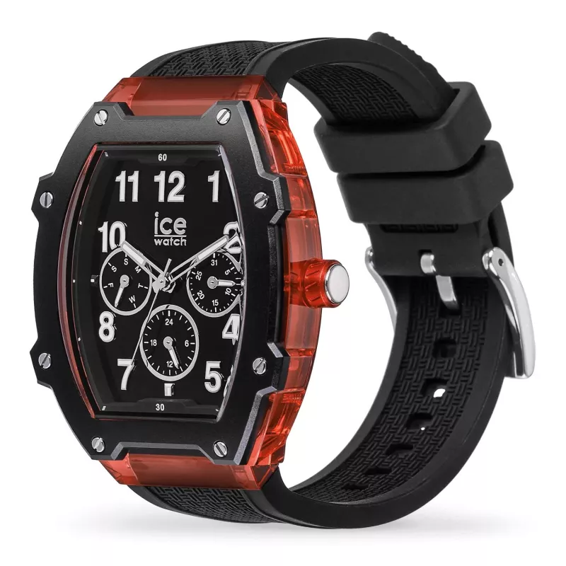 ICE WATCH ICE Man 23316 40mm Rosa Relógio de quartzo em silicone