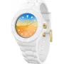 ICE relógio para senhora 020391 (40 mm) – bracelete de silicone rosa, analógico de quartzo