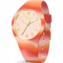 ICE Relógio de mulher 22600 (28 mm) - Bracelete de silicone rosa, quartzo analógico, 10 ATM à prova de água
