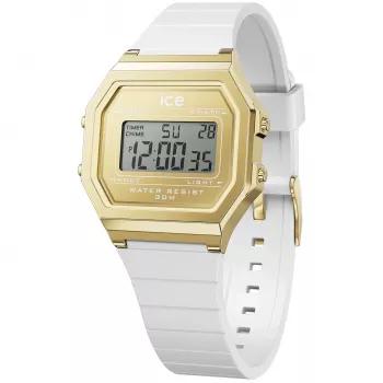 ICE relógio para senhora 22733 (32 mm) – bracelete de silicone rosa, analógico de quartzo, resistente à água 10 ATM