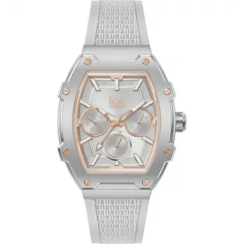 Relógio de mulher ICE 22862 (35mm) - Lotus pastel lilás/rosa silicone quartzo