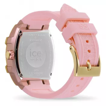 Relógio de mulher ICE 22863 (35 mm) - mostrador em nude, bracelete de silicone, movimento de quartzo