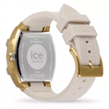 Relógio de mulher ICE 22869 (35 mm) - silicone rosa, quartzo analógico, 10 ATM