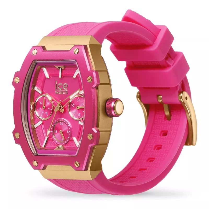 ICE relógio de senhora 23288 (35mm) – mostrador Lotus, bracelete de silicone, 10 ATM