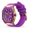 Relógio de mulher ICE 23289 (35mm) - silicone rosa - quartzo analógico - resistente à água 10 ATM