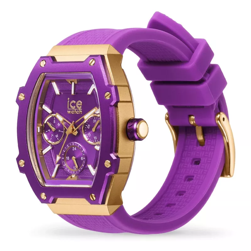 Relógio de mulher ICE 23289 (35mm) - silicone rosa - quartzo analógico - resistente à água 10 ATM