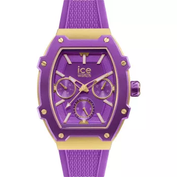 Relógio de mulher ICE 23289 (35mm) - silicone rosa - quartzo analógico - resistente à água 10 ATM
