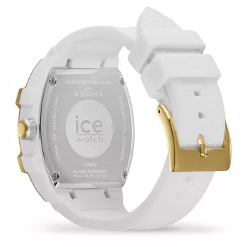 ICE relógio para senhora 23318 (36mm) – bracelete de silicone rosa, analógico de quartzo, resistente à água 10 ATM