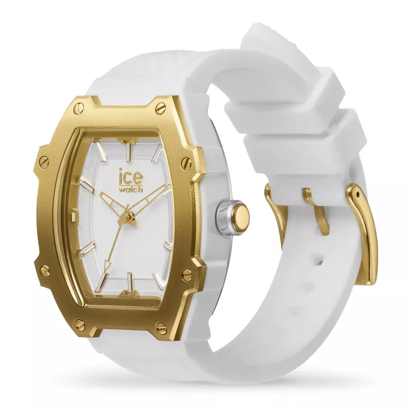 ICE relógio para senhora 23318 (36mm) – bracelete de silicone rosa, analógico de quartzo, resistente à água 10 ATM