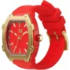 ICE relógio para senhora 23320 (36mm) – bracelete de silicone rosa, analógico de quartzo