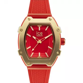 Relógio de mulher ICE 23320 (36 mm) - Bracelete de silicone rosa, analógico de quartzo