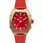 ICE relógio para senhora 23320 (36mm) – bracelete de silicone rosa, analógico de quartzo
