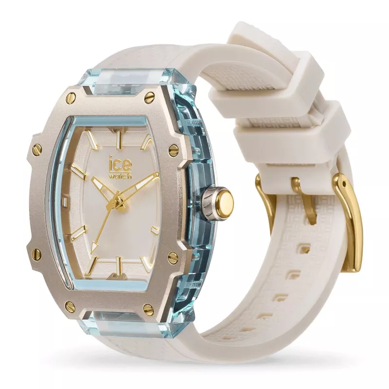 ICE relógio de mulher 23321 rosa 36mm quartzo analógico bracelete de silicone 10 ATM