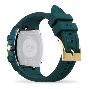Relógio de mulher ICE 23805 (45mm) - silicone rosa, quartzo analógico, 10 ATM