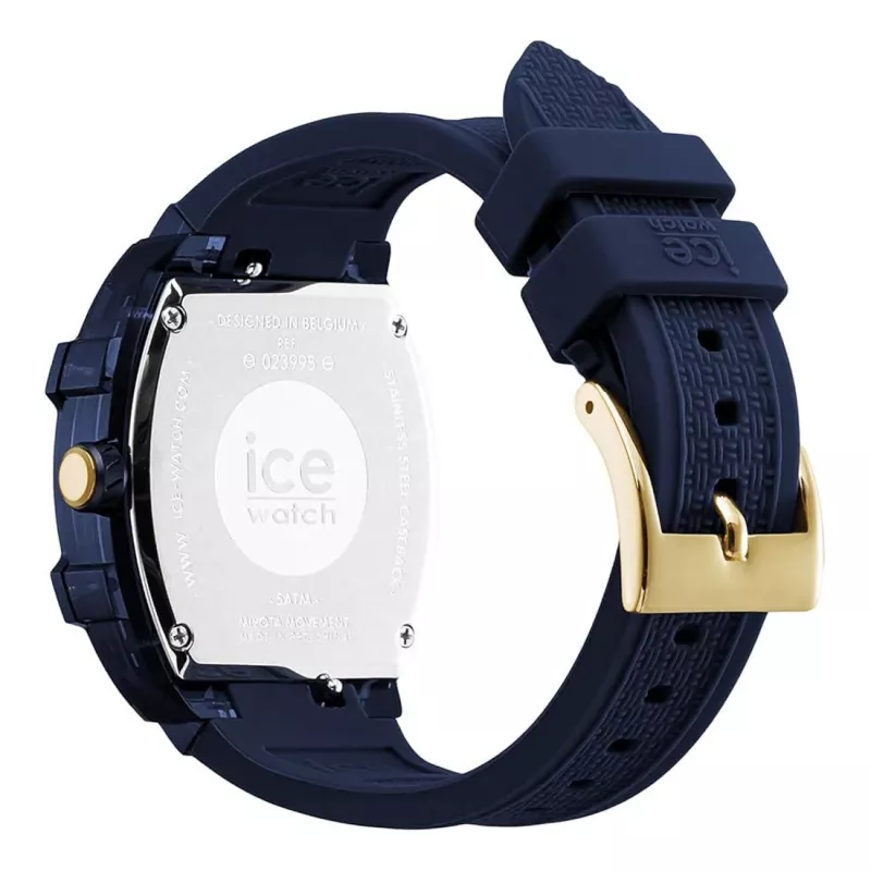 Relógio de mulher ICE 23995 45 mm rosa quartzo analógico Ice-Ramic bracelete de silicone 10 ATM