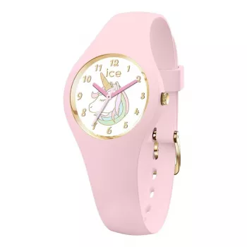 ICE relógio mulher IC016722 34 mm rosa silicone quartzo