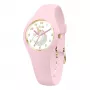 ICE relógio mulher IC016722 34 mm rosa silicone quartzo