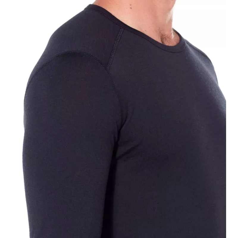 Icebreaker 200 Oasis L/S Crewe - Preto